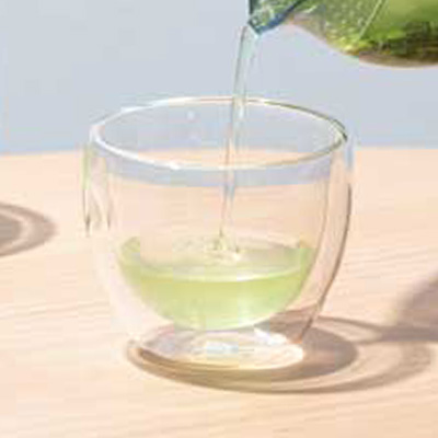 おすすめ夏の茶器 茶雑菓ダブルウォールグラス