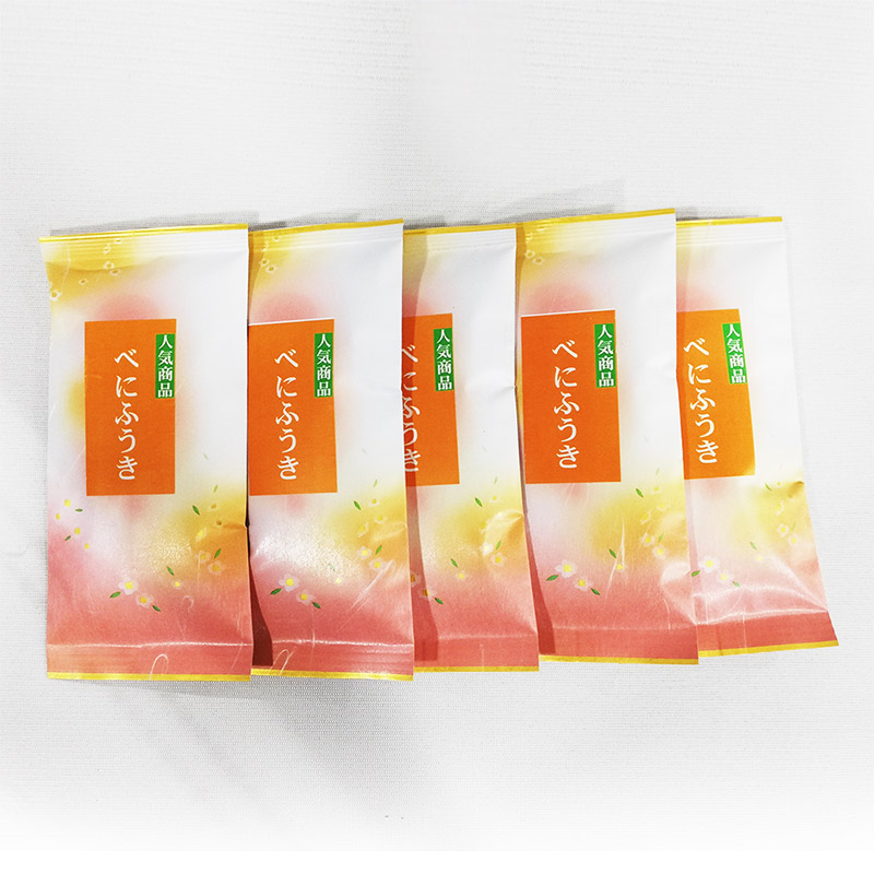【まとめ買いお得商品】べにふうき緑茶100g×5