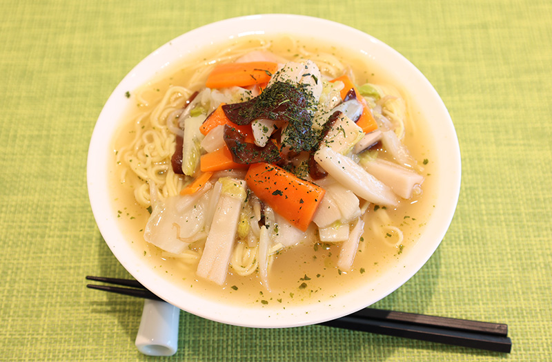 JA掛川市女性部東部ブロック 深蒸し茶入り野菜タンメン