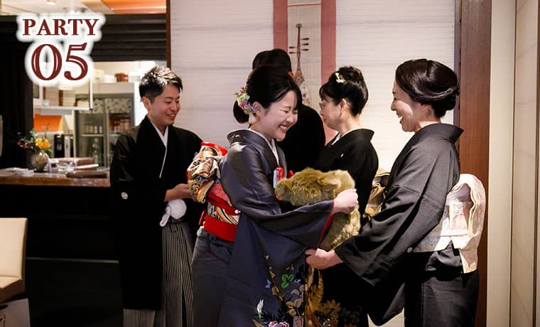 美味しいお料理で結婚式