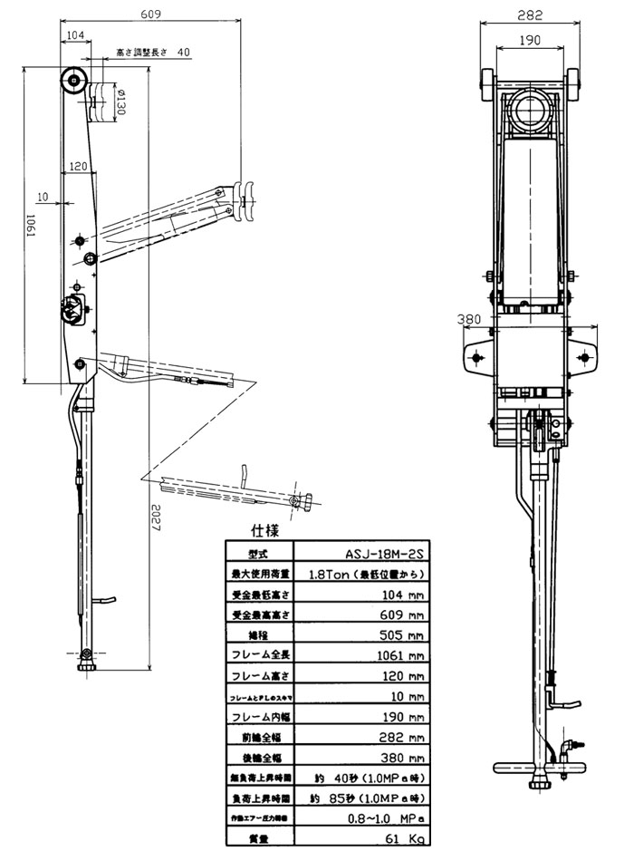 MASADAʥޥ ӥå 1.8ȥ 㾲 ASJ-18M-2S