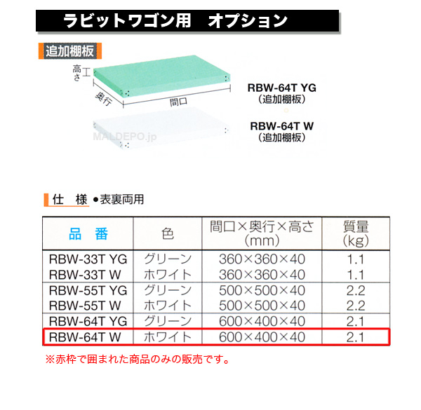 ȥ饹(TRUSCO) ӥåȥ若 ɲê(60040040mm) ۥ磻 RBW-64TW