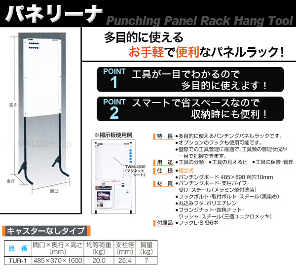 ȥ饹(TRUSCO) ѥͥ꡼(⤵1600mm) 㥹ʤ TUR-1