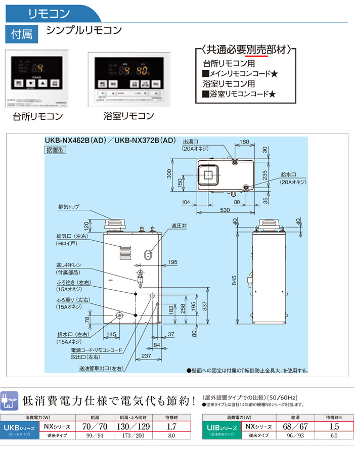 CORONAʥʡ ɸవϷ  NX꡼ UKB-NX462B(AD) +ɤ  ̵ ץ⥳  45.6kW