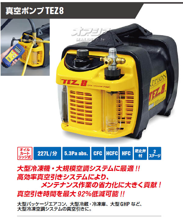  ݥ TEZ8 2ơ(227L/min5.3Pa abs) AP280