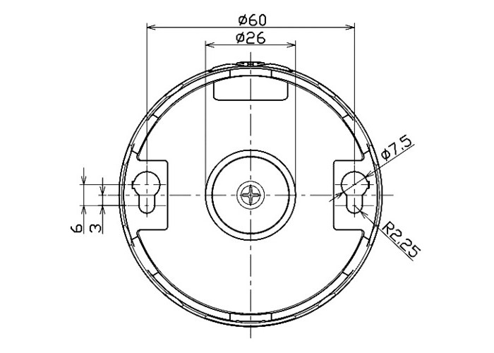 ư LEDž LEDեå㡼75 Ӽ ޥͥå  NLF75-BA-R