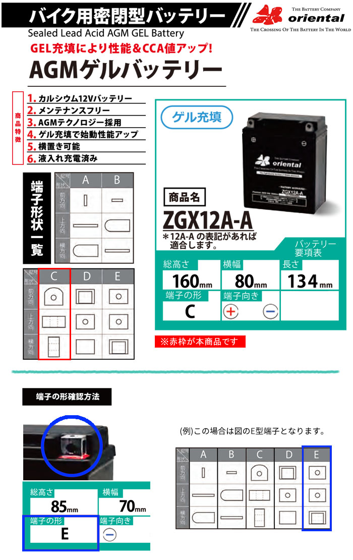 ꥨ󥿥 Х AGM 뽼Ŷ ̩ķ Хåƥ꡼ ZGX12A-A