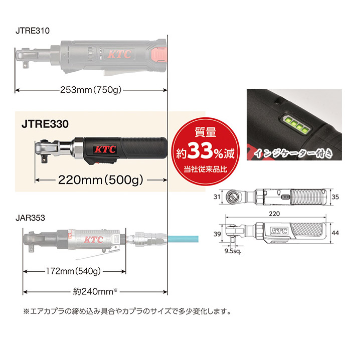 KTC ɥ쥹åȥå 9.5sq JTRE330 ।¢