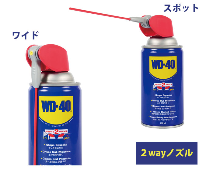 MUP 防錆潤滑剤 2wayノズル 250ml WD012 エアゾール缶タイプ