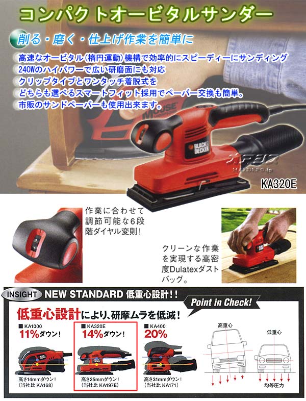 ֥åɥǥåBLACK&DECKER ѥȥӥ륵 KA320E