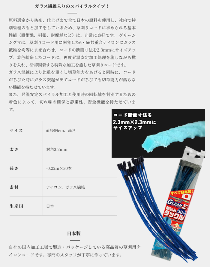 ƣǲ ѥ륰꡼ॷ ߥ ʥ󥳡ɥå 90039 г2.3mm22cm 30