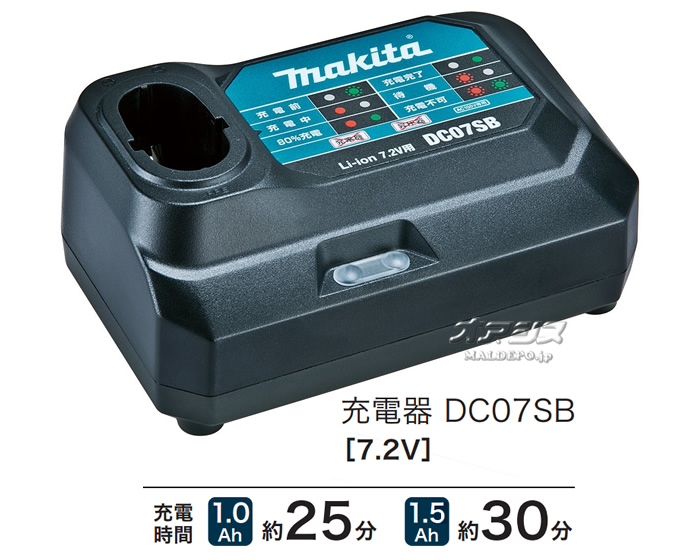 ޥ(makita) 7.2VХåƥ꡼ BL7010/BL0715 Ŵ DC07SB