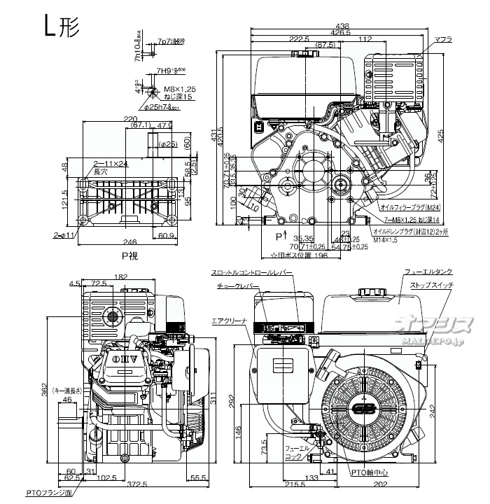 Willbe(컰ɩŹᥤ󥸥/MITSUBISHI/ߥĥӥᥤ) 4ȥ OHV󥨥󥸥 GB300LN 296cc 1/2༴® ̵