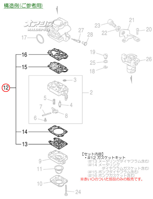 Zenoah(���Υ�) ������ե�ࡦ�������åȥ��å�C  ���ݼ���ʧ�� BCZ245/BCZ245-DC/BCZ245A-GW/BCZ245A-GW-DC��