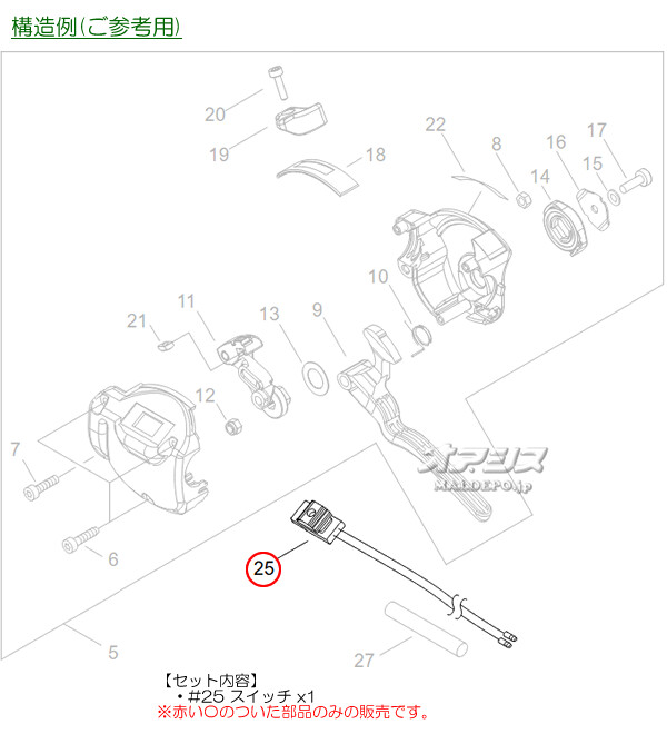 ��ޤӤ� �����å�H ��������(shindaiwa) ���鼰��ʧ�� RK1021-PT��