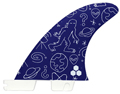 FCS�U PC CHANNEL ISLANDS SOLUTION QUAD REAR LARGE FIN