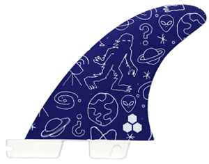 FCS FCS�U PC CHANNEL ISLANDS SOLUTION QUAD REAR LARGE FIN