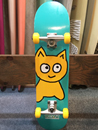 MEOW BIG CAT TEAL COMPLETE SKATEBOARD