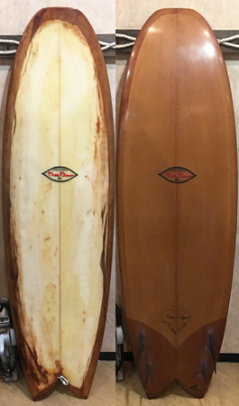 CS-1698 GO GO RIDER QUAD USED SURFBOARD