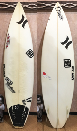 CS-1719 SHUJI KASUYA USED SURFBOARD