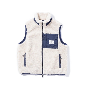 POLER JACQUARD SHERPA VEST ix[Wj